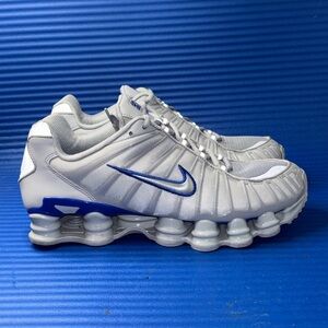Size 11.5- Men’s Nike Shox TL Shoes Wolf Gray Blue Metallic Silver CN0151-001